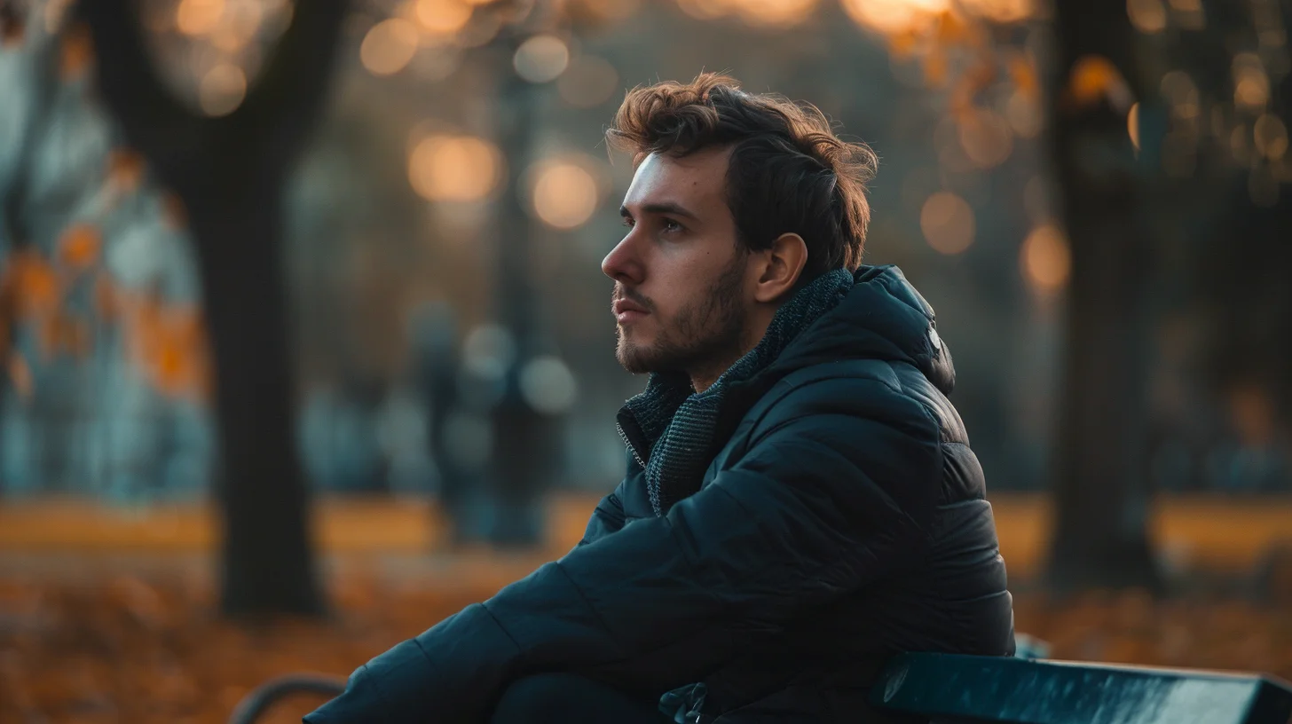 homme ressente regret