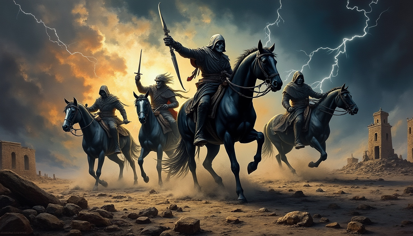 découvrez le sens et l’impact des 4 cavaliers de l’apocalypse dans la tradition chrétienne. ce guide incontournable vous éclaire sur leur symbolique, leurs origines et leur influence sur notre vision du futur.