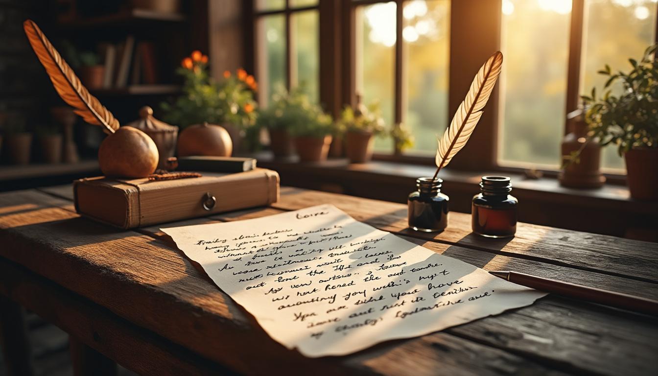 découvrez des idées inspirantes et de beaux exemples pour rédiger un long texte d'amour touchant. trouvez les mots justes pour exprimer vos sentiments dans vos lettres et messages romantiques.