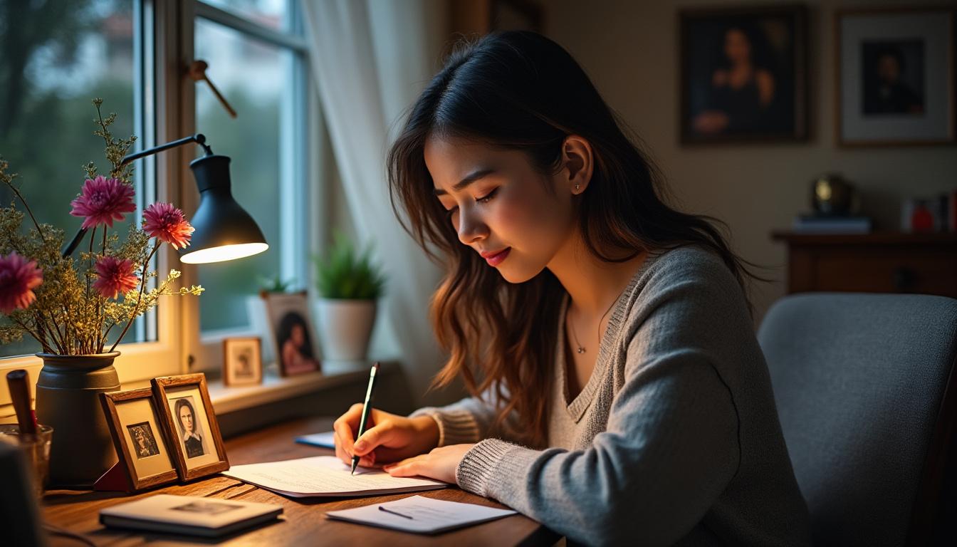 découvrez les meilleures idées pour écrire une lettre d'adieu émouvante à votre mamie, remplie de tendresse et de souvenirs précieux.