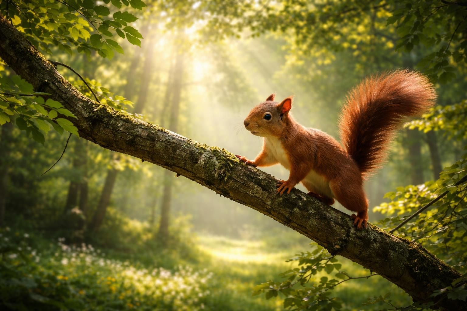 explorez la signification spirituelle de croiser un écureuil dans la nature et découvrez les messages cachés que cet animal symbolique peut vous transmettre.