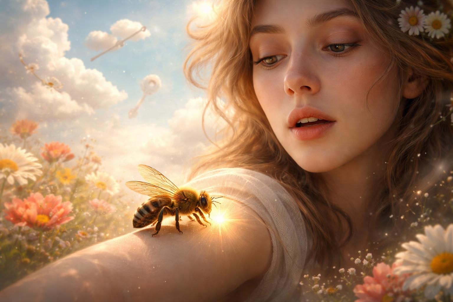 découvrez la signification de rêver de se faire piquer par une abeille et explorez les secrets cachés derrière ce symbole dans vos rêves.