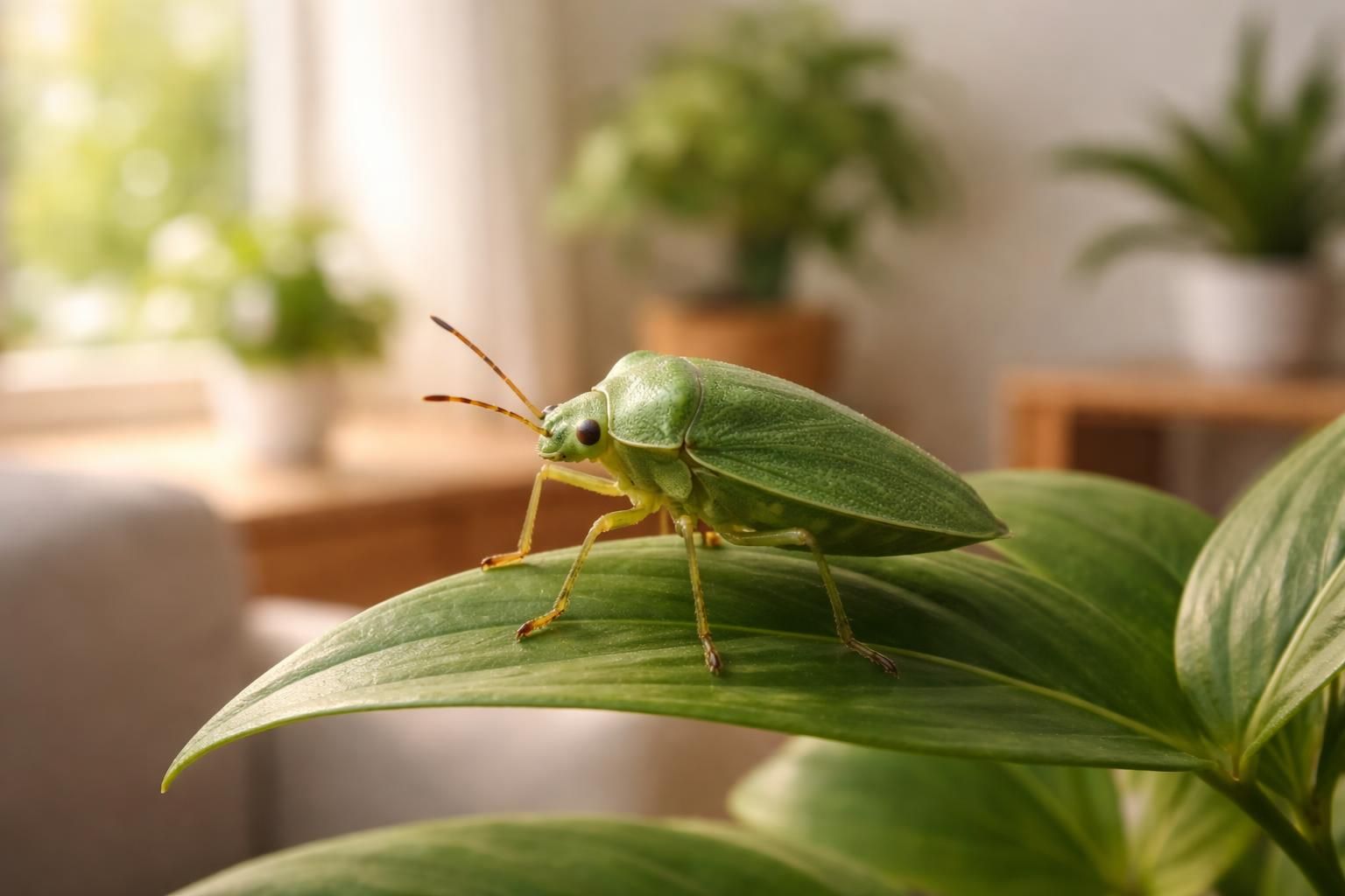 découvrez la signification d'une punaise verte dans la maison et apprenez comment cohabiter harmonieusement avec cet insecte souvent méconnu.