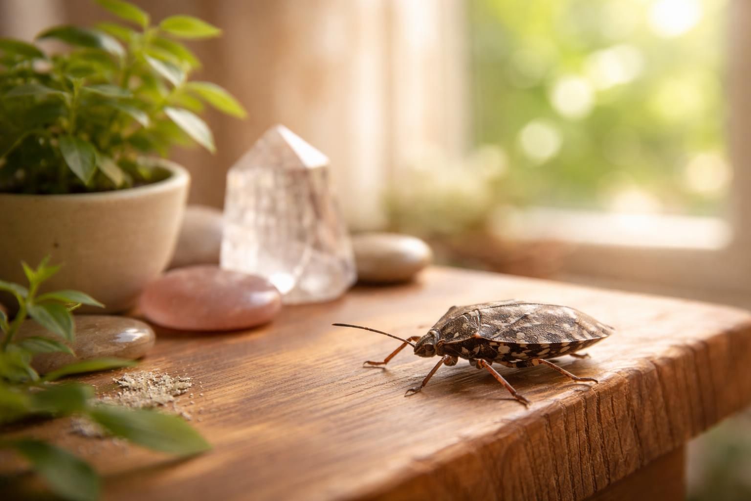 découvrez la signification spirituelle de la punaise marron dans votre maison et comprenez le message subtil que votre environnement cherche à vous transmettre.