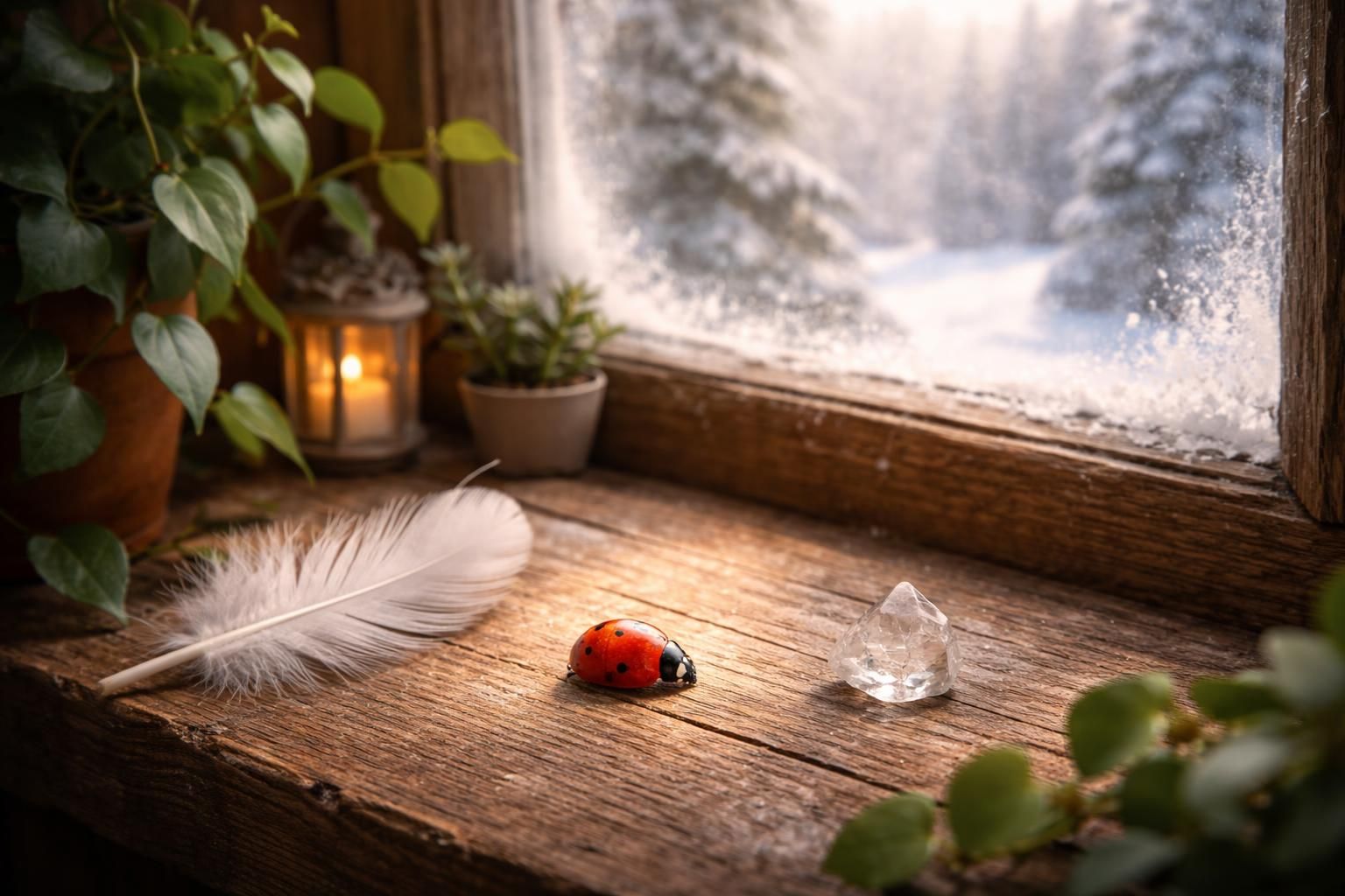 découvrez pourquoi la signification spirituelle de la coccinelle dans la maison en hiver est si puissante, un symbole de protection, de chance et de renouveau intérieur pendant la saison froide.