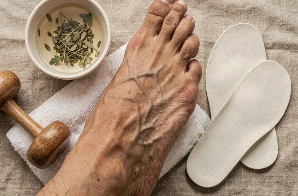 Comparaison entre remèdes naturels et semelles orthopédiques pour soulager l'épine calcanéenne douloureuse